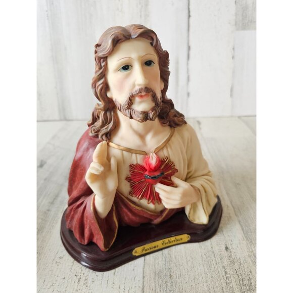 Jesus heart precious collection bust statue figurine religious - Picture 8 of 9